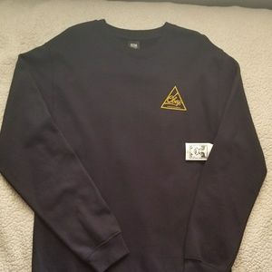 Obey° navy crewneck